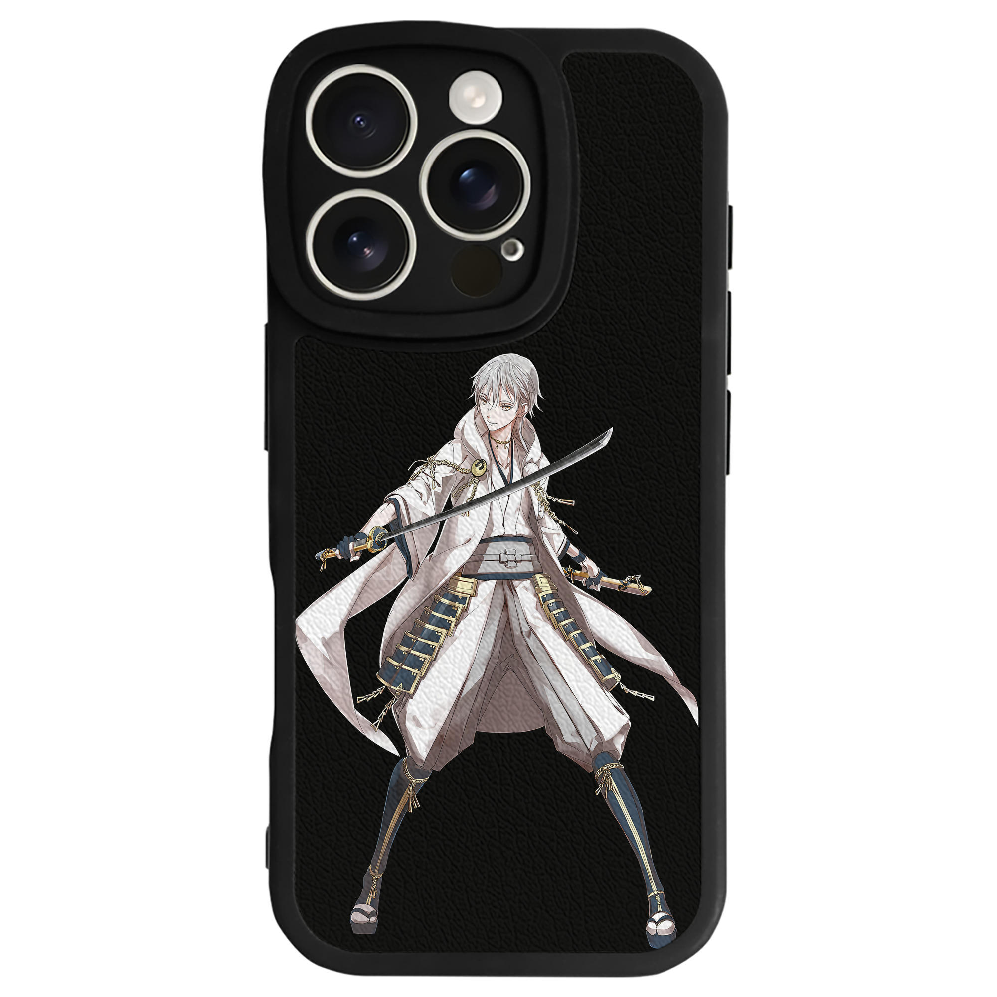（画像用） 刀剣乱舞 Touken Ranbu 【iPhone 16シリーズ対応】シリコンスマホケース（レザー調） 材質：シリコン